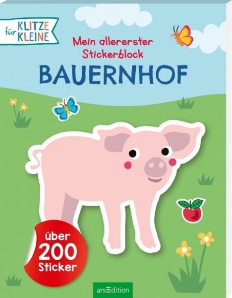 Für Klitzekleine: Mein allererster Stickerblock - Bauernhof