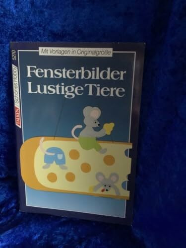 Fensterbilder. Lustige Tiere