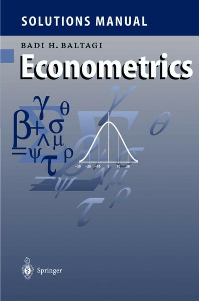 Solutions Manual for Econometrics