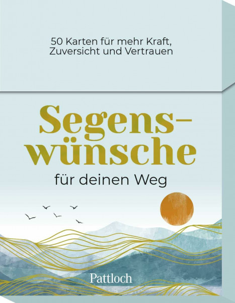 Affirmationskarten: Segenswünsche für deinen Weg: 50 Karten für mehr Kraft, Zuversicht und Vertrauen | Segenswünsche und Affirmationen, die Kraft im Alltag schenken