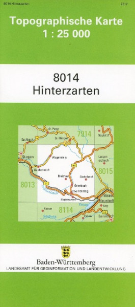 Hinterzarten 1 : 25 000
