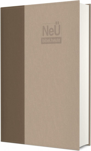 NeÜ bibel.heute Taschenausgabe: Kunstleder zweifarbig braun/beige