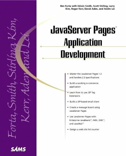 JavaServer Pages Application Development, w. CD-ROM: Master the JavaServer Pages 1.2 and Servlets 2.2 specification...
