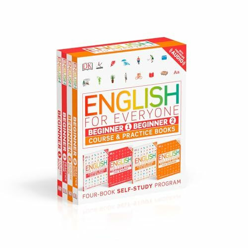 English for Everyone: Beginner Box Set: Course and Practice Books―Four-Book Self-Study Program (DK English for Everyone)