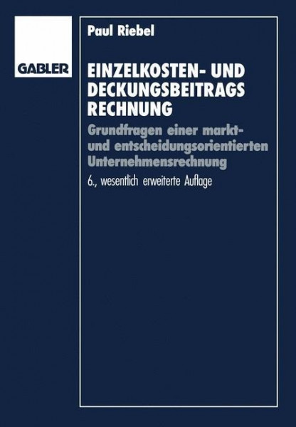 Einzelkosten- und Deckungsbeitragsrechnung