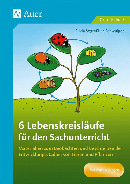 6 Lebenskreisläufe für den Sachunterricht: Materialien zum Beobachten und Beschreiben der Entwicklungsstadien von Tieren und Pflanzen (1. bis 4. Klasse)