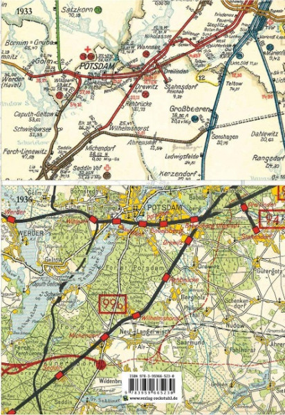 Übersichtskarte der Reichsbahndirektion Berlin 1933