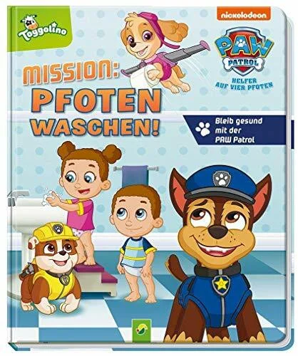 Mission: Pfoten waschen. Bleib gesund mit der PAW Patrol: Hände waschen, Abstand halten und Niesetikette kindgerecht erklärt. Einfache Hygiene-Regeln für Kinder ab 3 Jahren