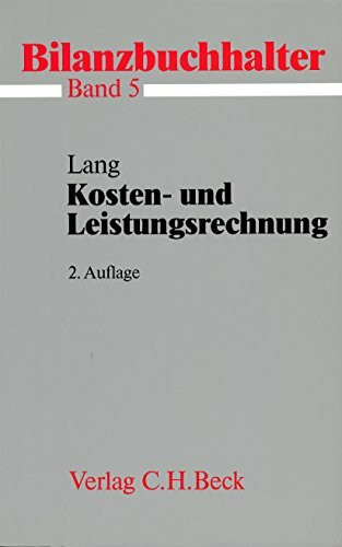 Bilanzbuchhalter / Kosten- und Leistungsrechnung