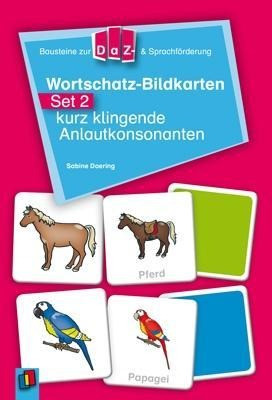 Wortschatz-Bildkarten - Set 2: kurz klingende Anlautkonsonanten