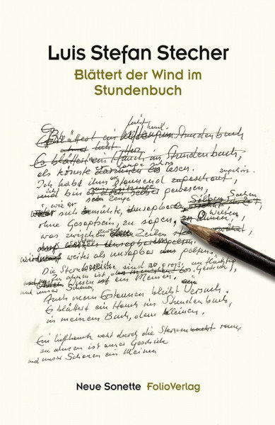 Blättert der Wind im Stundenbuch: Neue Sonette (Transfer Bibliothek)
