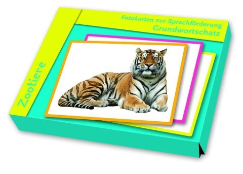 Fotokarten zur Sprachförderung: Grundwortschatz: Zootiere