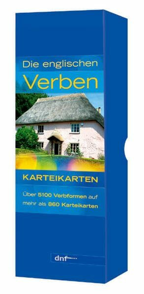 Karteikarten Die englischen Verben: 5100 Verbformen