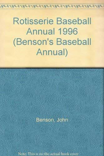 Rotisserie Baseball Annual 1996