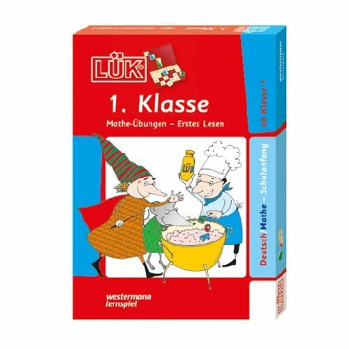 LÜK-Sets: LÜK-Set: 1.Klasse: Mathe-Übungen und Erstes Lesen für Schulanfänger: Mathe, Erstes Lesen für Schulanfänger