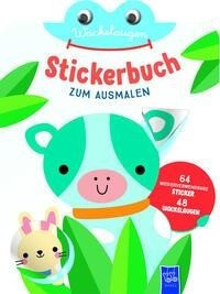 Wackelaugen Stickerbuch zum Ausmalen (Cover Kuh)