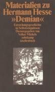 Materialien zu Hermann Hesse, Demian I