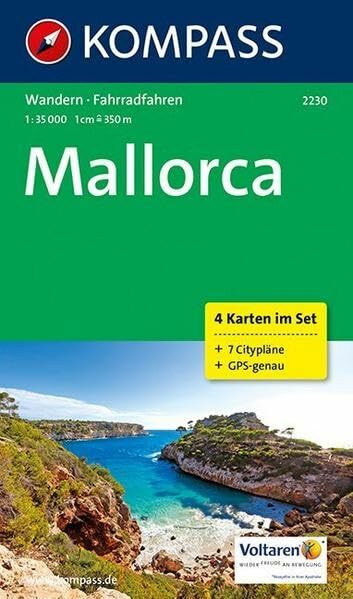 Mallorca: Wanderkarten-Set. GPS-genau. 1:35000 (KOMPASS Wanderkarte, Band 2230)
