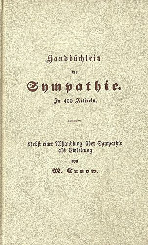 Handbüchlein der Sympathie