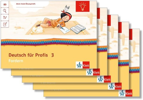 Mein Anoki-Übungsheft. Deutsch für Profis. Fordern. Arbeitsheft Klasse 3 (5-er Paket)