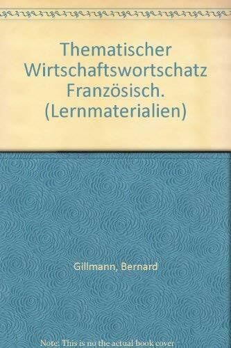 Thematischer Wirtschaftswortschatz Französisch
