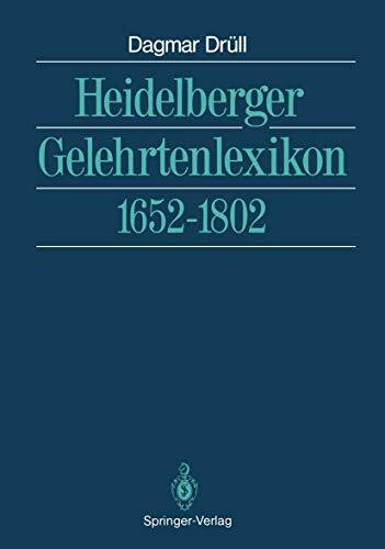 Heidelberger Gelehrtenlexikon: 1652–1802