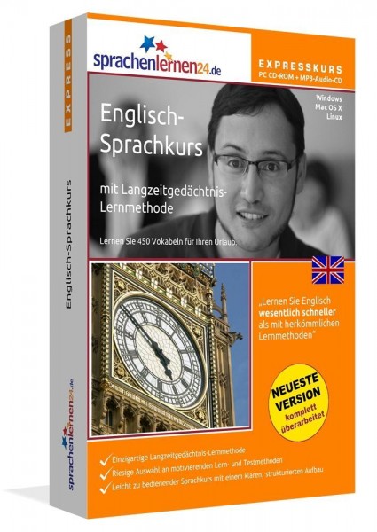 Sprachenlernen24.de Englisch-Express-Sprachkurs. CD-ROM
