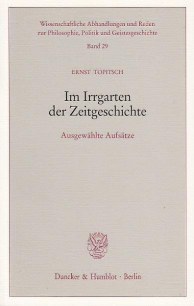 Im Irrgarten der Zeitgeschichte