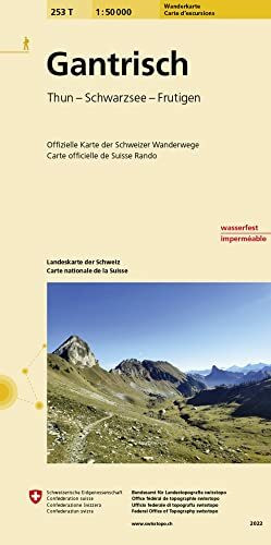 253T Gantrisch Wanderkarte: Thun - Schwarzsee - Frutigen (Wanderkarten 1:50 000)