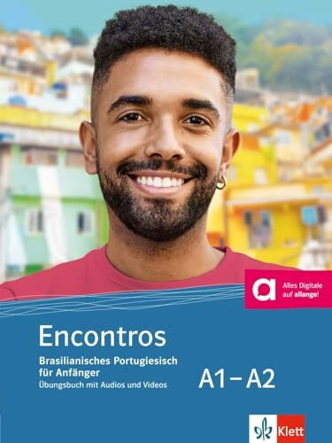 Encontros A1-A2: Brasilianisches Portugiesisch für Anfänger. Übungsbuch mit Audios und Videos
