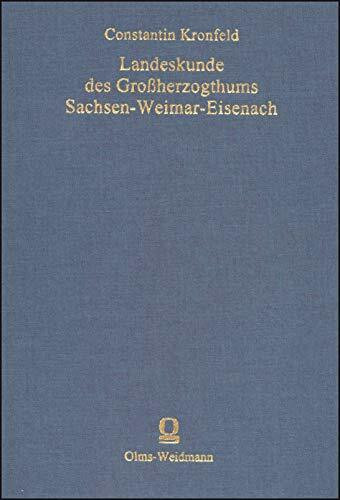 Landeskunde des Großherzogthums Sachsen-Weimar-Eisenach Band II