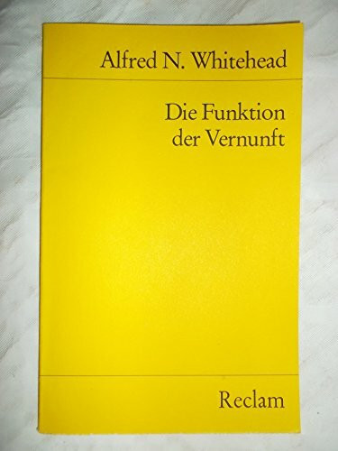 Die Funktion der Vernunft (Reclams Universal-Bibliothek)