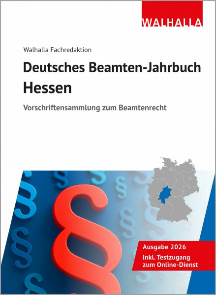 Deutsches Beamten-Jahrbuch Hessen 2026: Vorschriftensammlung zum Beamtenrecht