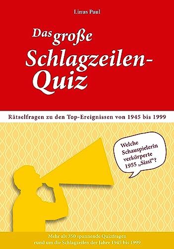 Das große Schlagzeilen-Quiz für Senioren. Gedächtnistraining für Senioren, das Spaß macht. Das Quiz-Spiel für Senioren mit Quiz-Fragen zu den großen ... zu... Das große Schlagzeilen-Quiz für Senioren. Gedächtnistraining für Senioren, das Spaß macht. Das Quiz-Spiel für Senioren mit Quiz-Fragen zu den großen ... zu den Top-Ereignissen von 1950 bis 1999