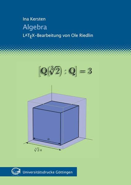 Algebra: LATEX-Bearbeitung von Ole Riedlin