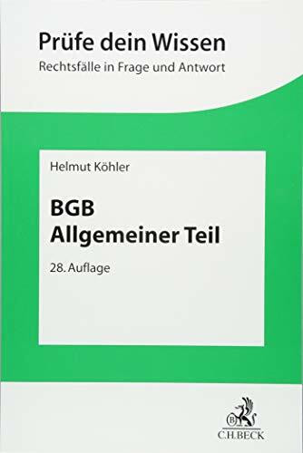 BGB Allgemeiner Teil