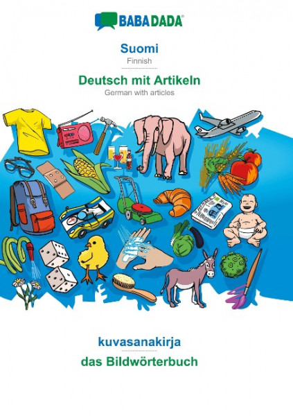 BABADADA, Suomi - Deutsch mit Artikeln, kuvasanakirja - das Bildwörterbuch