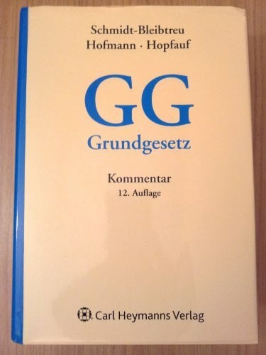 Grundgesetz: Kommentar Grundgesetz: Kommentar