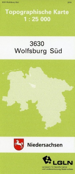 Wolfsburg Süd 1 : 25 000. (TK 3630/N)