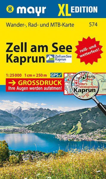 Zell am See - Kaprun XL 1 : 25 000