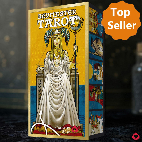 Keymaster Tarot: 78 Karten mit Goldfolie und Booklet (Tarotkarten Deutsch)