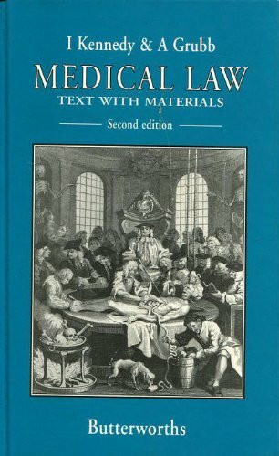 Medical Law: Text and Materials