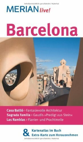 MERIAN live! Reiseführer Barcelona: Mit Kartenatlas im Buch und Extra-Karte zum Herausnehmen