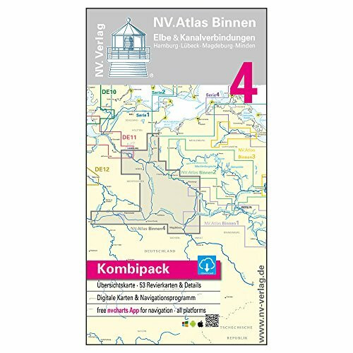 Sportschiffahrtskarten / Binnen / Die Elbe & Kanalverbindungen: Hamburg - Lübeck - Hannover - Magdeburg