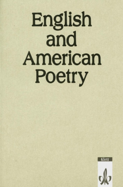 English and American Poetry. Gedichtband