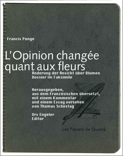 L'opinion changée quant aux fleurs: Änderung der Ansicht über Blumen (Blacklist) L'opinion changée quant aux fleurs: Änderung der Ansicht über Blumen (Blacklist)