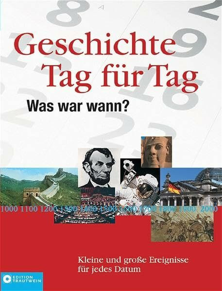 Geschichte Tag für Tag: Was war am... ?: Was war wann?. Kleine und große Ereignisse für jedes Datum. 2000 Ereignistexte u. 1000 Personenporträts
