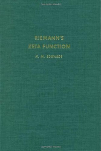 Riemann's Zeta Function (Pure and Applied Mathematics; A Series of Monographs and Textbooks, 58)