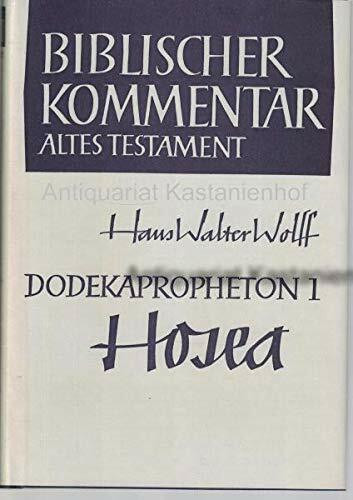 Biblischer Kommentar Altes Testament, Bd.14/1, Dodekapropheton