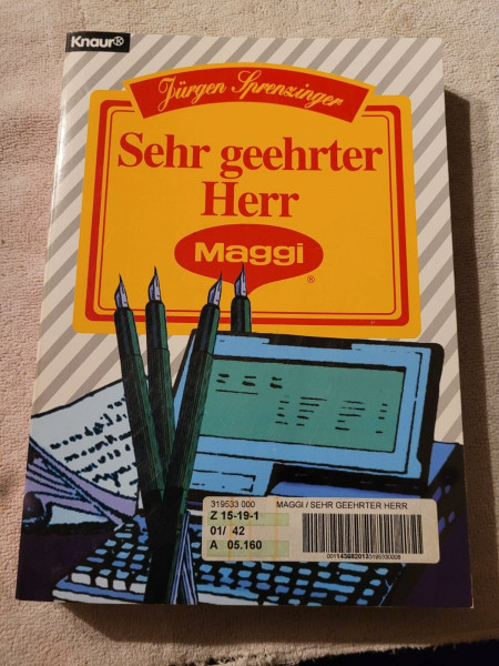 Sehr geehrter Herr Maggi